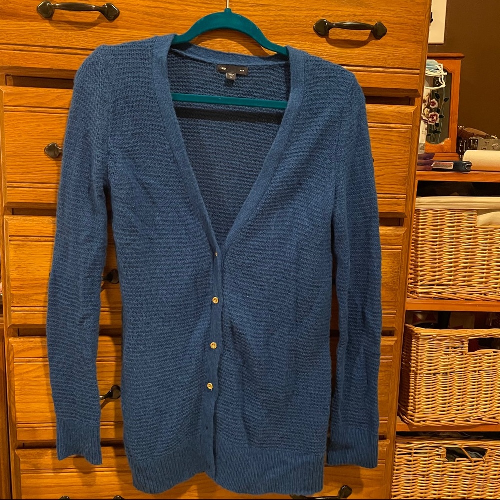 NWOT cobalt blue Gap cardigan